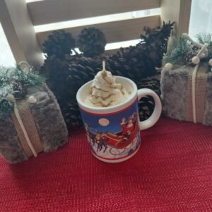 hot cocoa mug candle